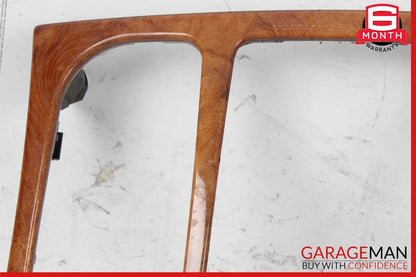03-04 Mercedes W209 CLK500 CLK55 AMG Center Console Trim Bezel Cover Wood
