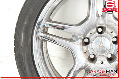 03-12 Mercedes R230 SL550 SL65 AMG Front Wheel Tire Rim 8.5Jx18H2 ET30 OEM