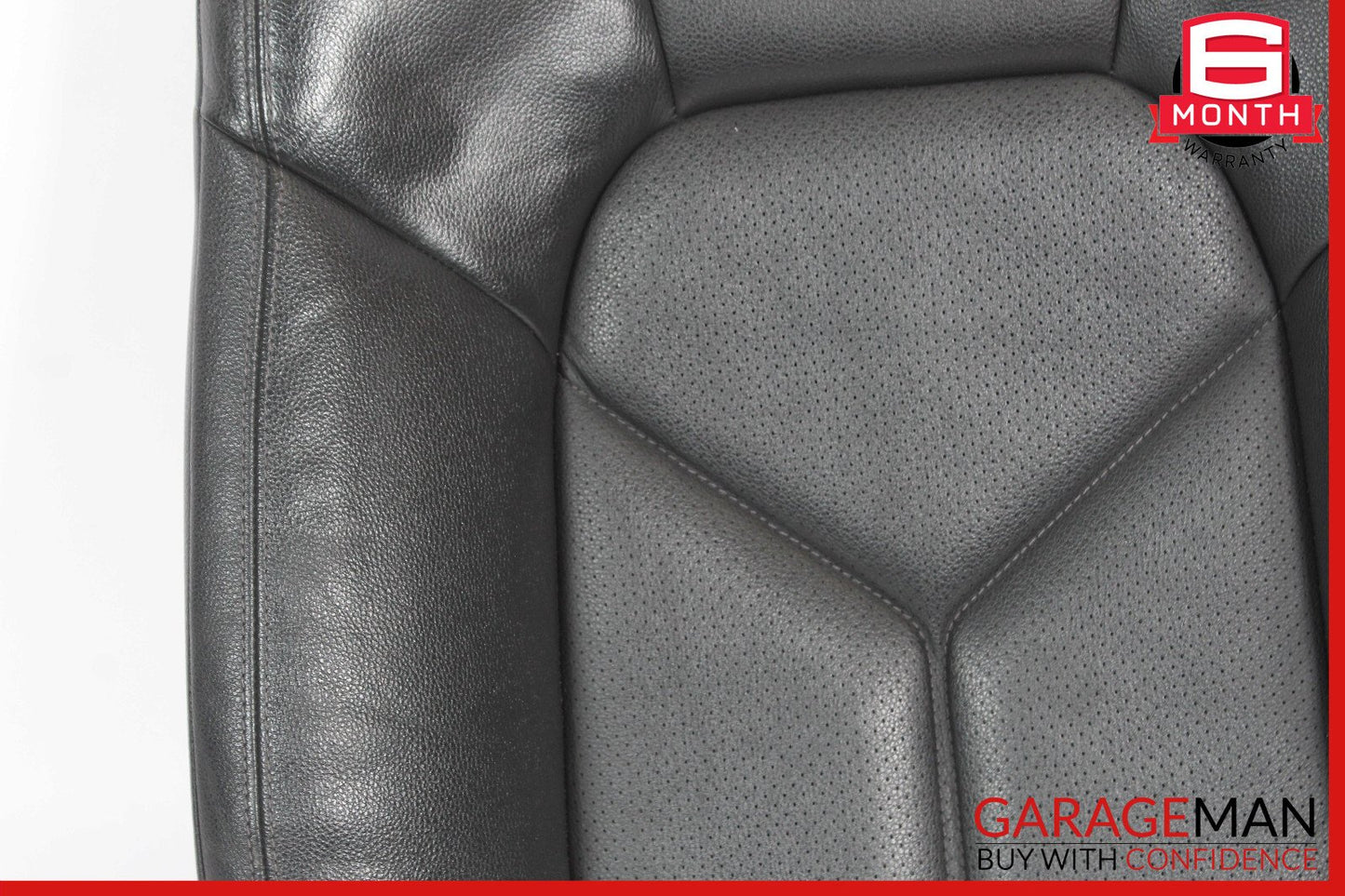 11-17 Porsche Cayenne 958 Front Left Top Upper Seat Cushion Cover Black