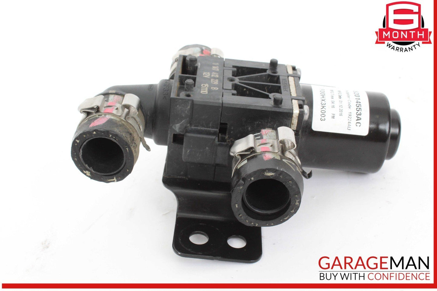 12-19 Fiat 500E EV Electric Auxiliary Coolant Water Pump 52014553AC OEM