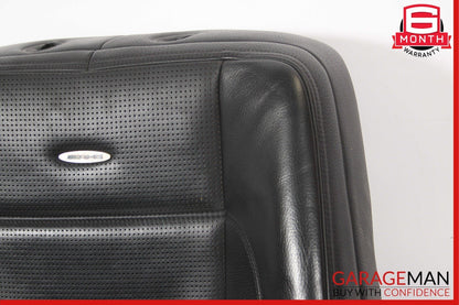 08-13 Mercedes W221 S63 AMG Front Left Driver Upper Top Seat Cushion Black OEM