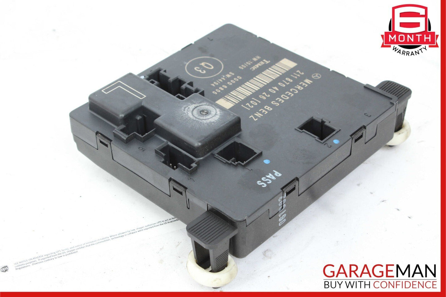 03-09 Mercedes W211 E350 E63 AMG Rear Left Driver Side Door Control Module Unit