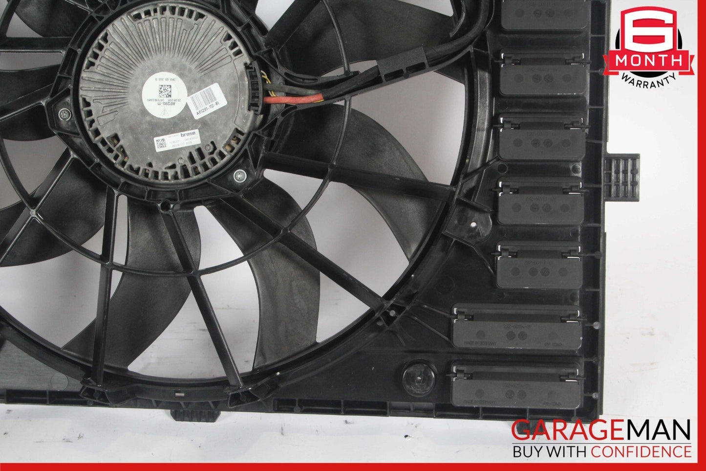 11-18 Porsche Cayenne 958 / Touareg Hybrid Engine Cooling Fan Motor Assembly OEM