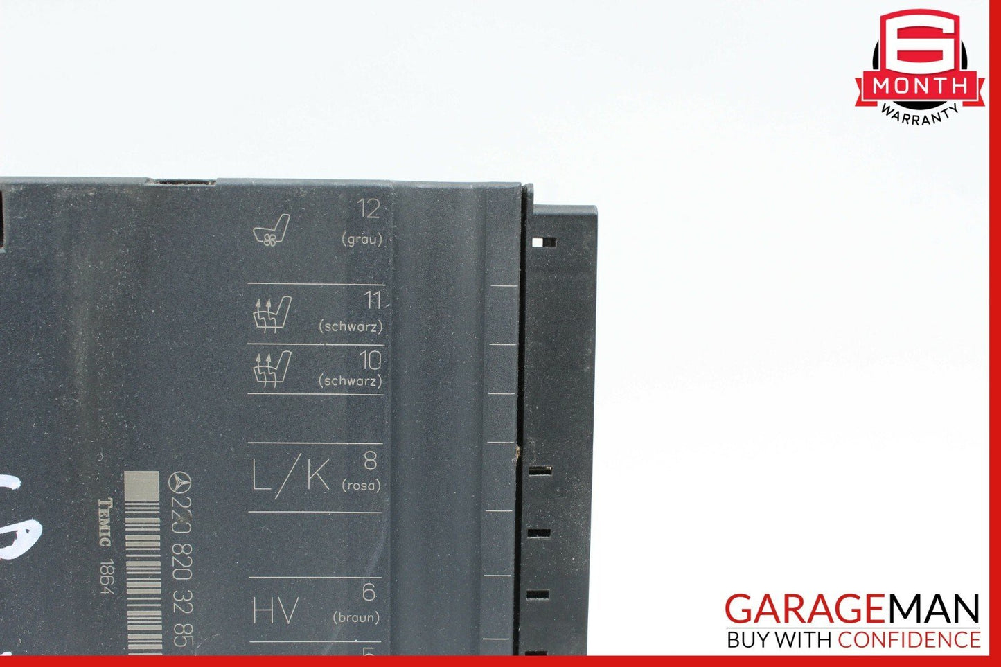 03-06 Mercedes W220 S500 S430 Front Right Side Seat Control Module Unit