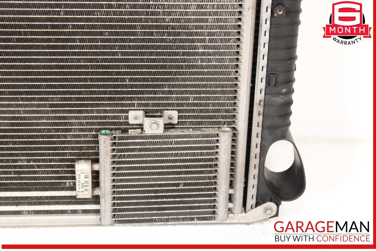 00-06 Mercedes W215 CL500 CL55 Engine Cooling Radiator AC Air A/C Condenser OEM