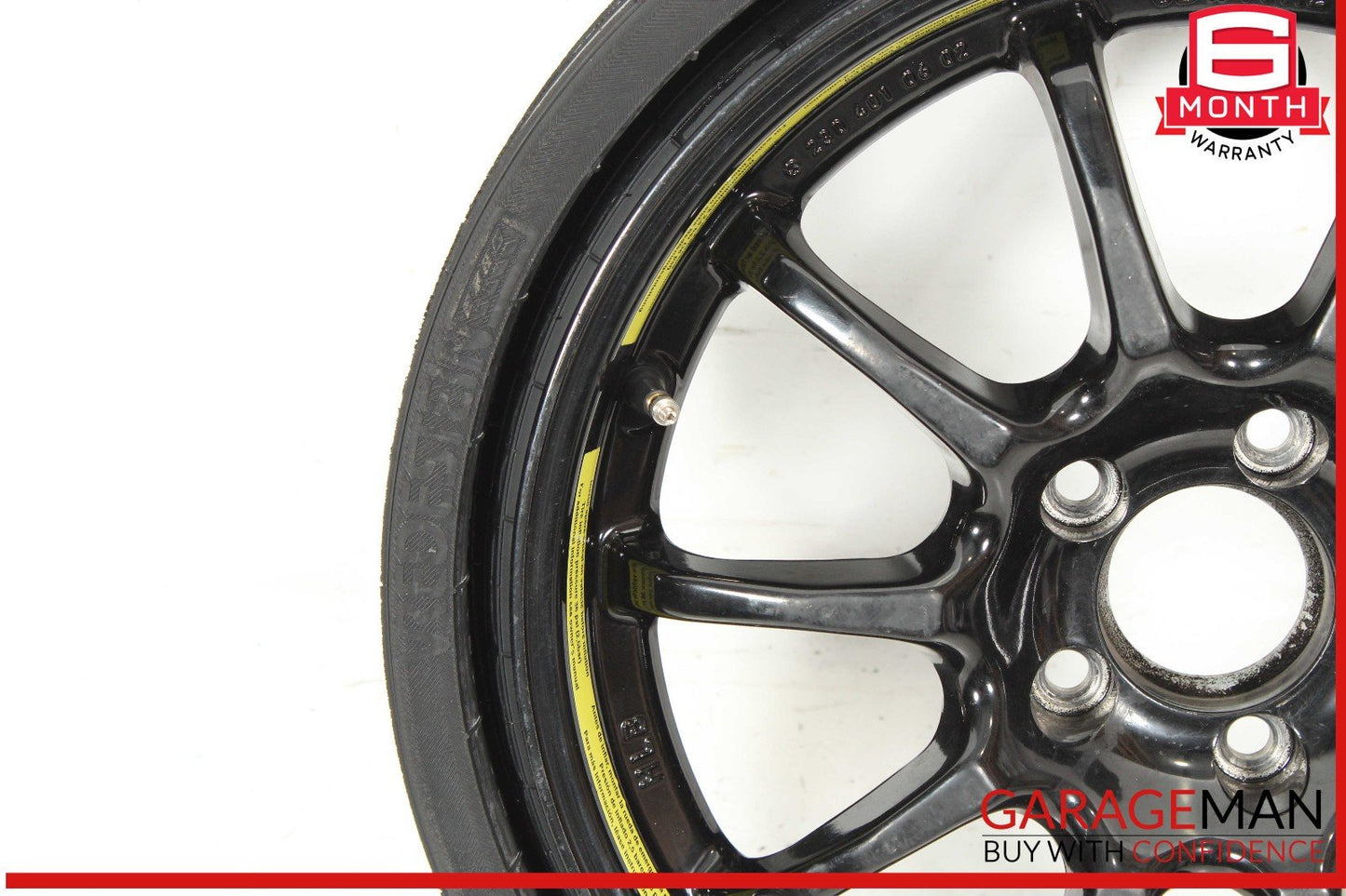 03-12 Mercedes R230 SL500 SL550 Emergency Spare Tire Wheel Donut Rim 17" 17 OEM