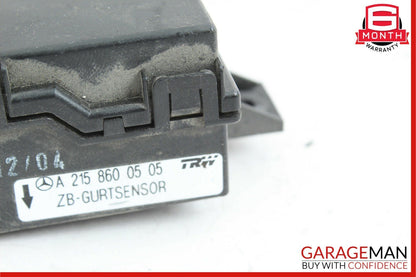 Mercedes R230 SL500 CL550 Seat Belt Seatbelt Tension Sensor 2158600505 OEM
