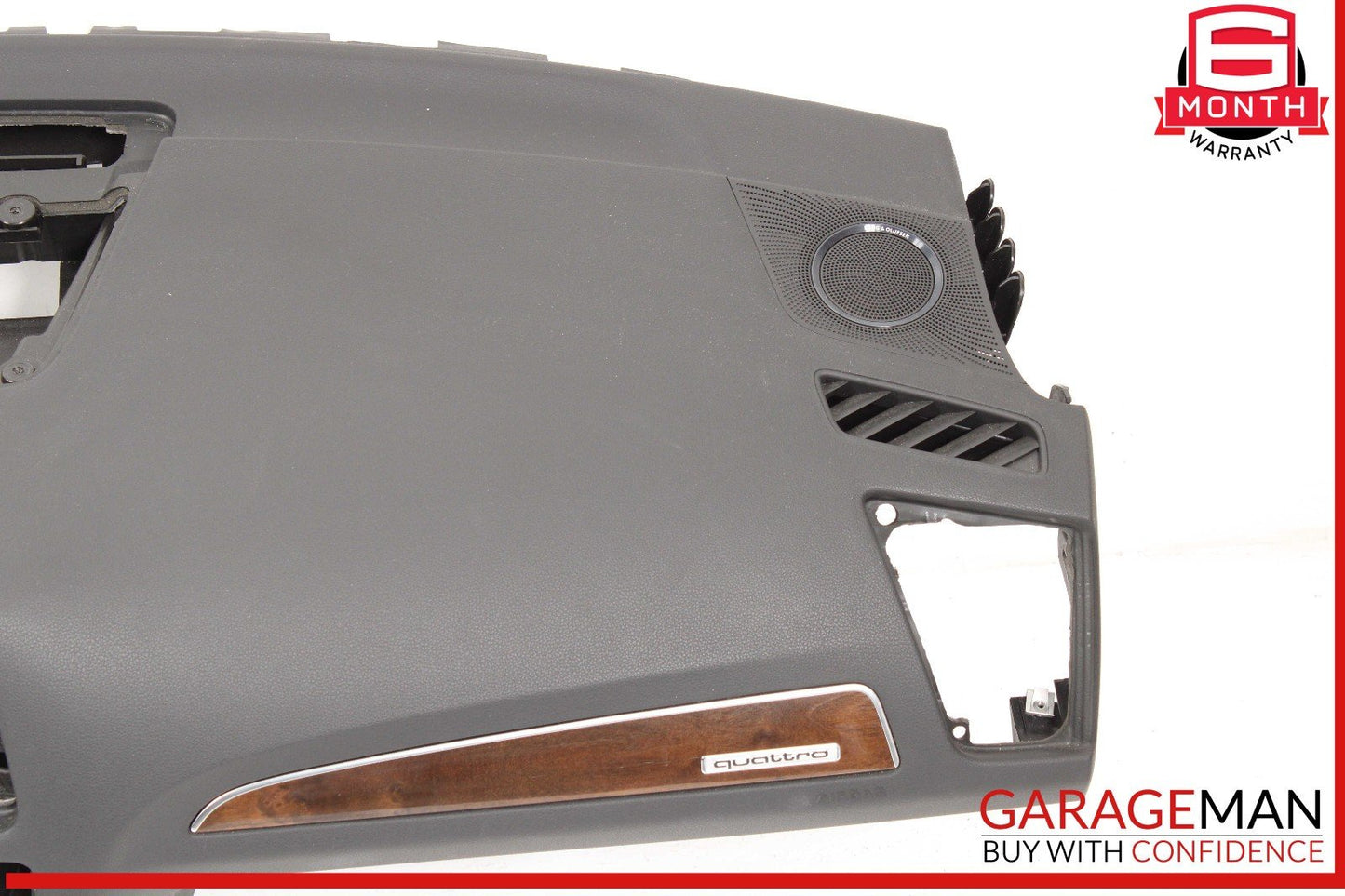 09-17 Audi Q5 Front Dash Dashboard Instrument Panel Cover Trim Assembly Black