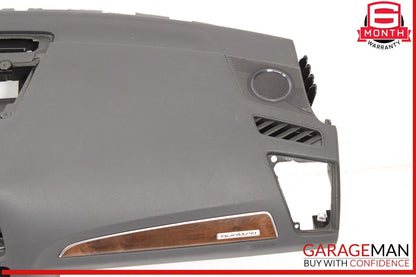 09-17 Audi Q5 Front Dash Dashboard Instrument Panel Cover Trim Assembly Black