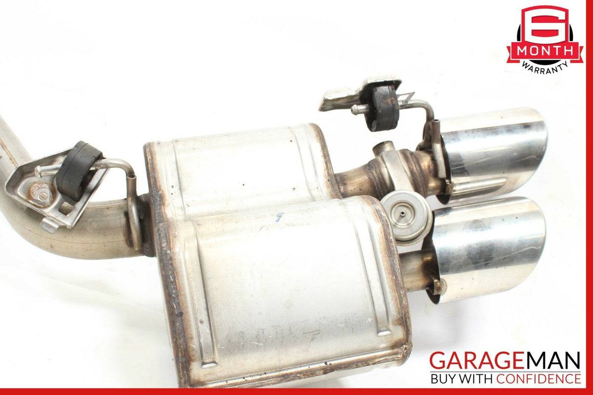 14-17 Maserati Ghibli Rear Left Driver Exhaust Muffler Dual Tip Assembly OEM