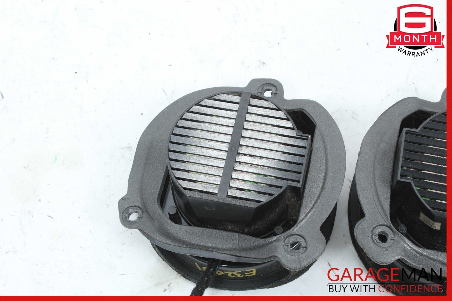 96-03 Mercedes W210 E320 Rear Right & Left Side Door Sound Speakers Set OEM