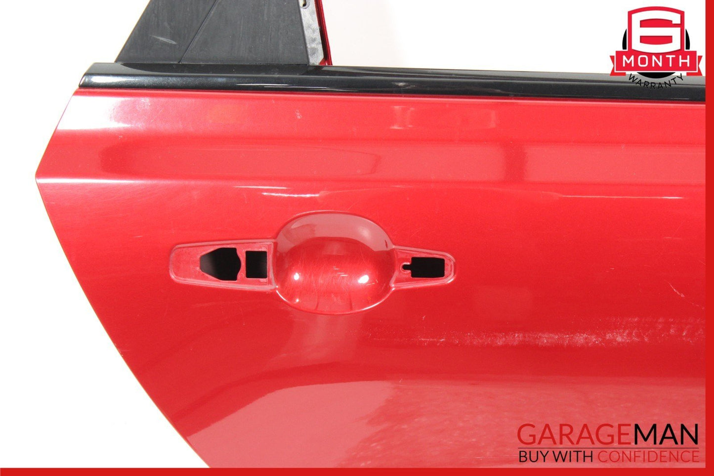 16-23 Jaguar XF Rear Right Passenger Side Door Shell Panel Red OEM
