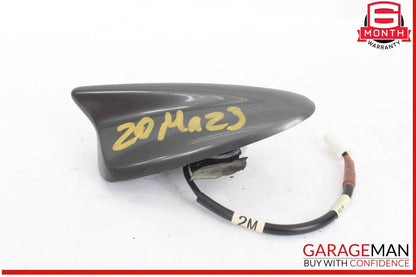 19-23 Mazda 3 Rear Center Roof Shark Fin Antenna Gray OEM