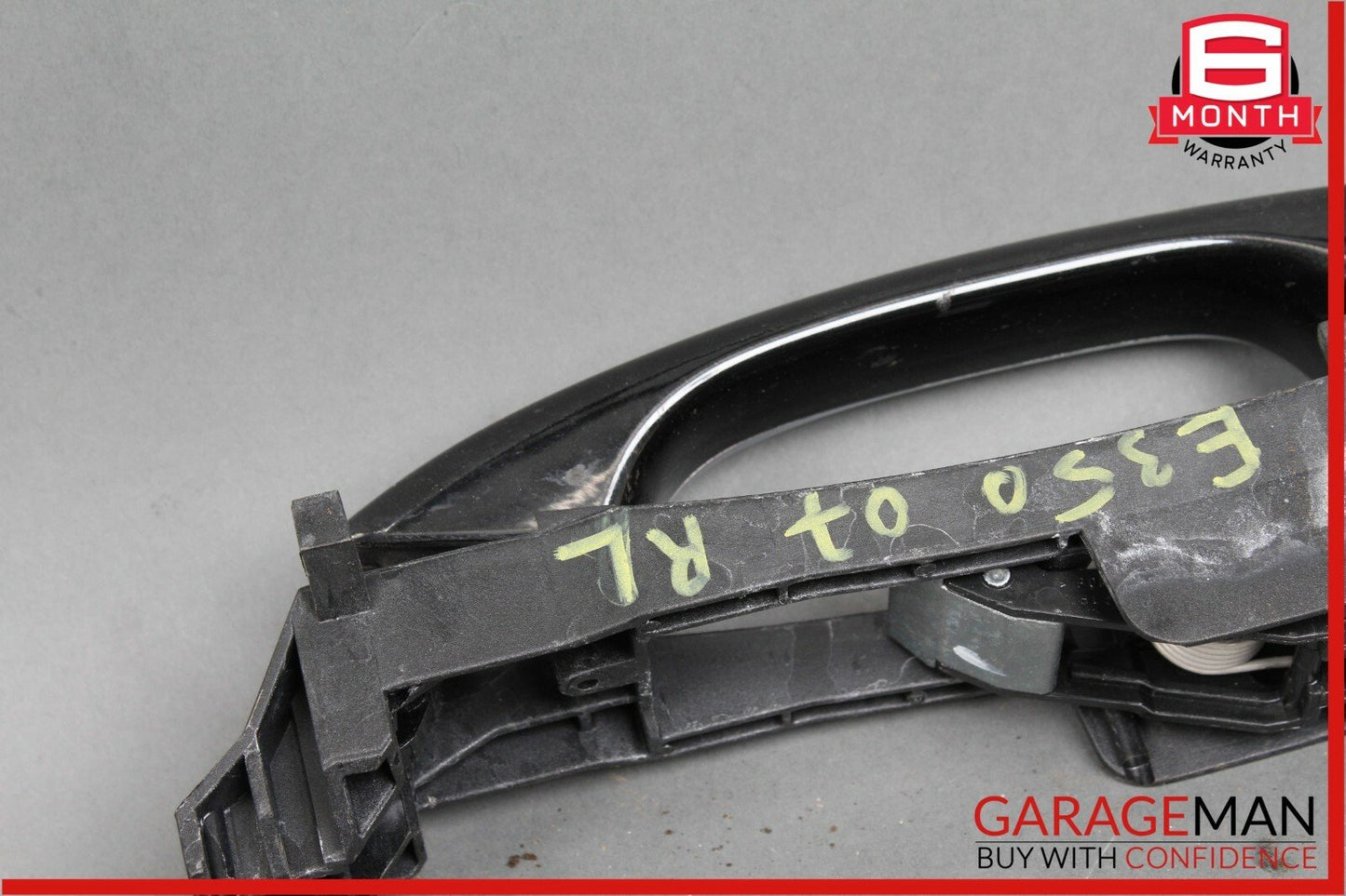 03-09 Mercedes W211 E63 AMG E350 Rear Left Side Exterior Door Handle Black OEM