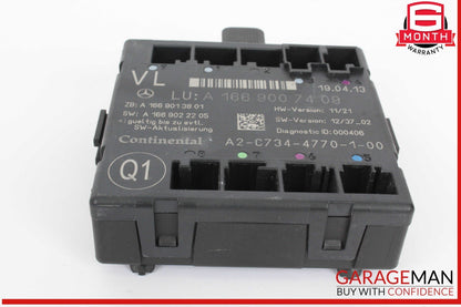 12-19 Mercedes X166 GL450 Front Left Drive Side Door Control Module Unit