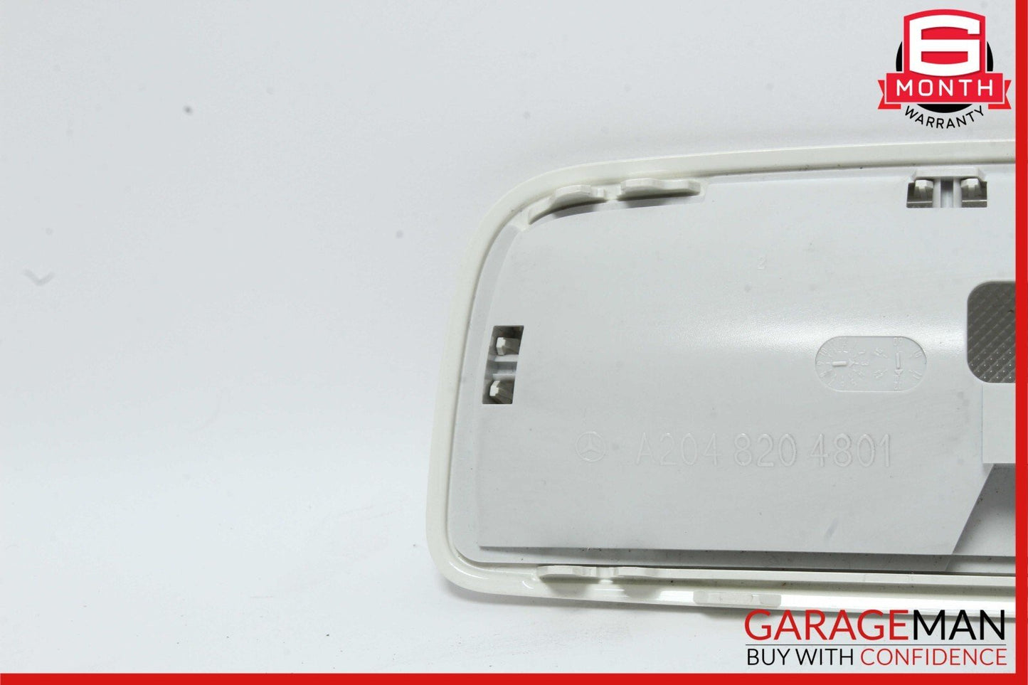 08-17 Mercedes W204 C250 E400 E350 GLK350 Rear Overhead Dome Light Lamp Gray OEM