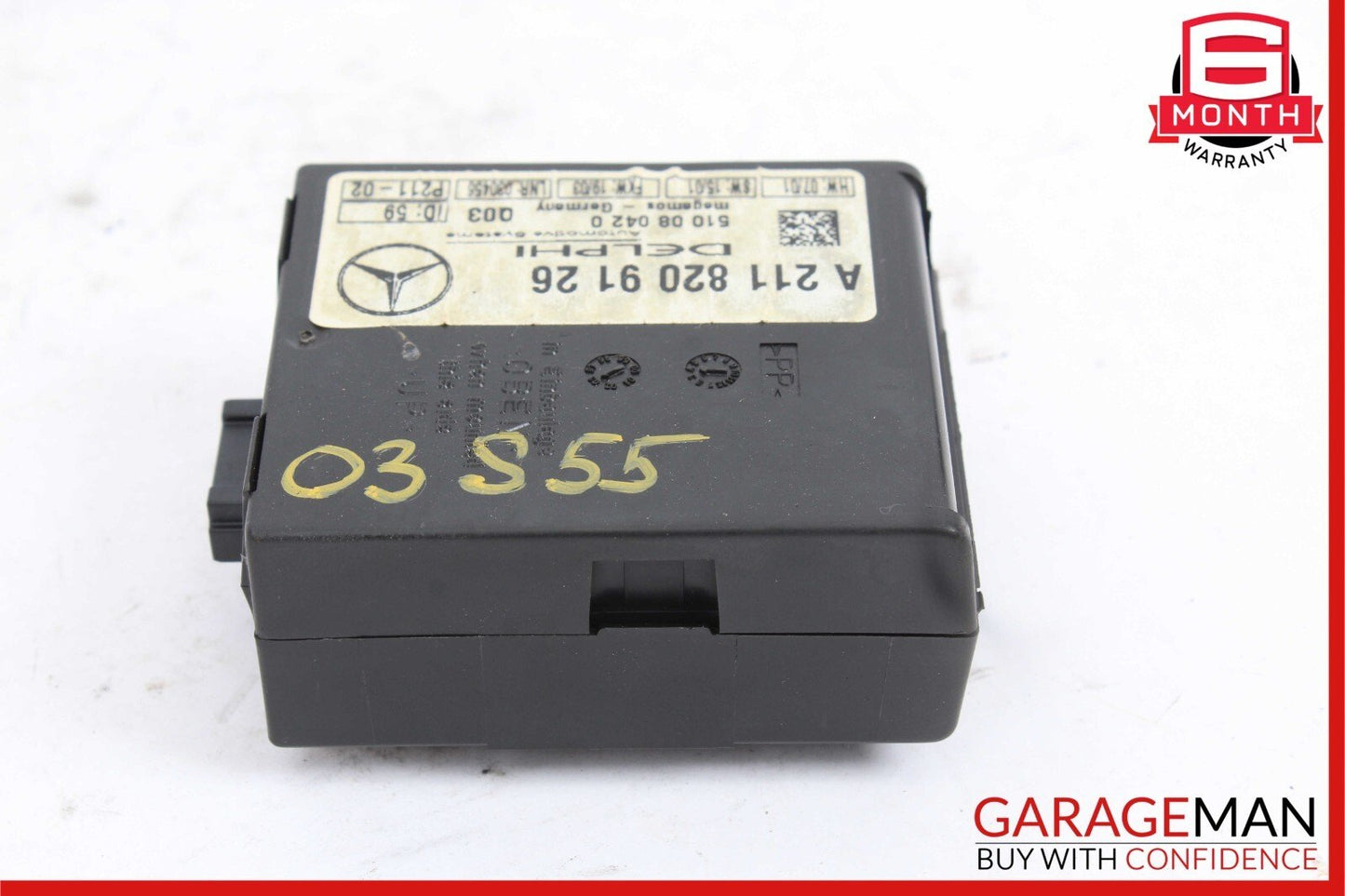 03-06 Mercedes W215 CL55 AMG S430 E320 Anti Theft Alarm Module 2118209126 OEM