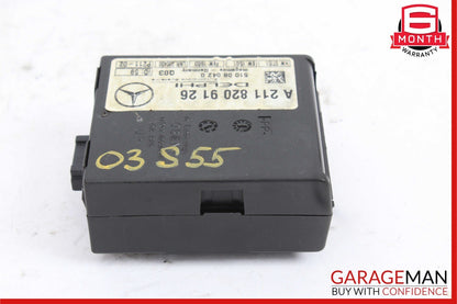 03-06 Mercedes W215 CL55 AMG S430 E320 Anti Theft Alarm Module 2118209126 OEM