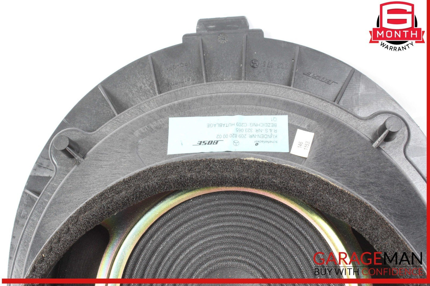03-09 Mercedes W209 CLK500 CLK350 Rear Left Driver Side Door Speaker Subwoofer