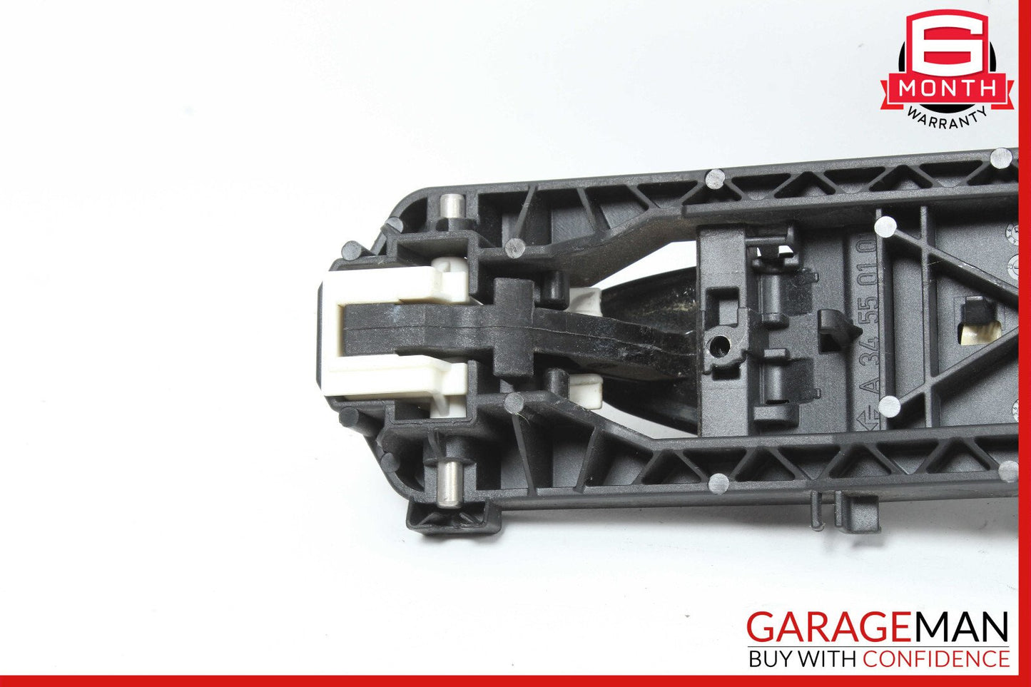 12-14 Mercedes W204 C250 C300 Rear Left Driver Exterior Door Handle Black OEM