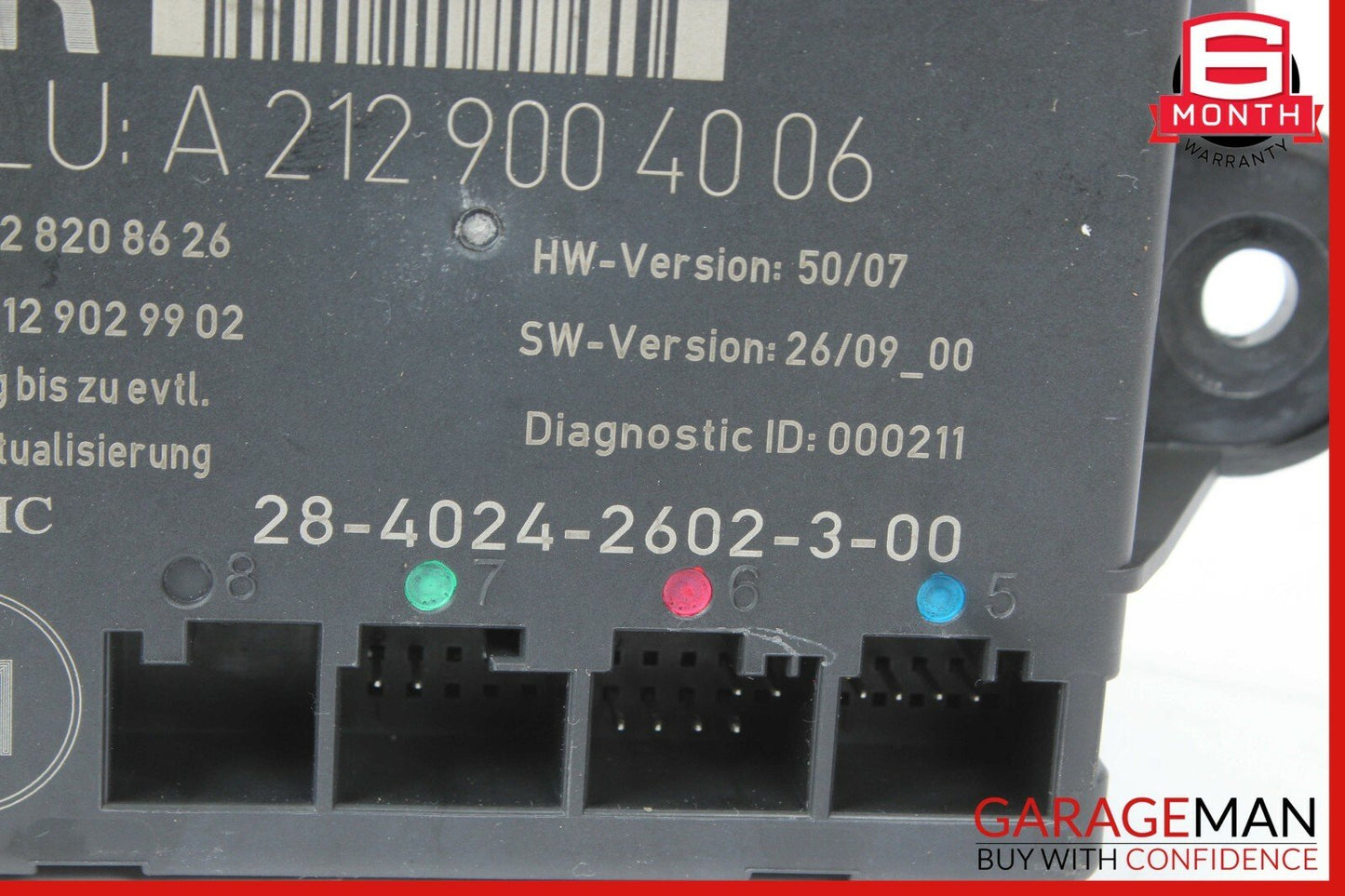 08-14 Mercedes W212 E350 C300 Rear Right Passenger Side Door Control Module OEM