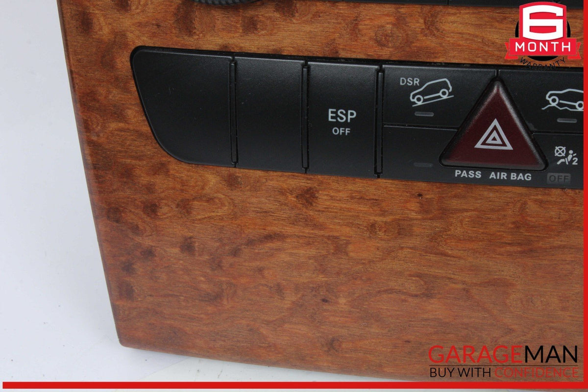 06-13 Mercedes W164 ML350 GL450 A/C AC Heater Climate Control Switch Trim OEM