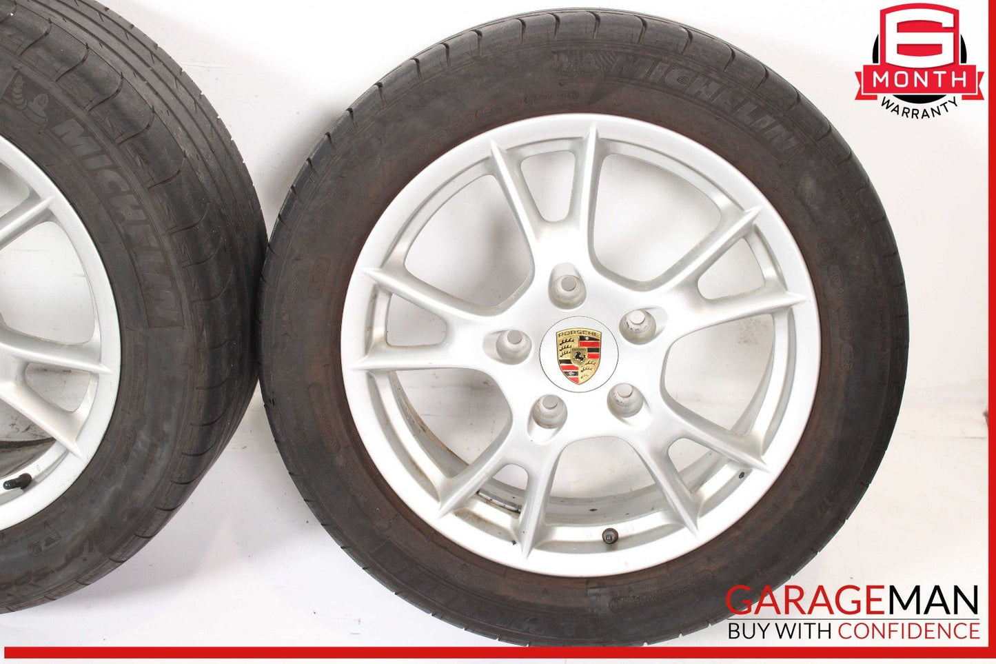 05-08 Porsche Boxster Cayman Wheel Tire Rim Set of 4 Pc R17 OEM