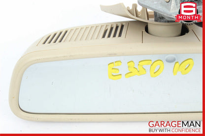 10-16 Mercedes W204 C250 E350 Interior Upper Rear View Mirror Cover Beige OEM