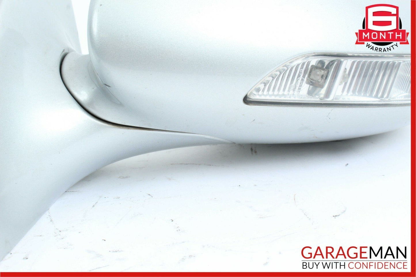 06-08 Mercedes W219 CLS500 Front Left Side Door Mirror Rear View Cubanite Silver