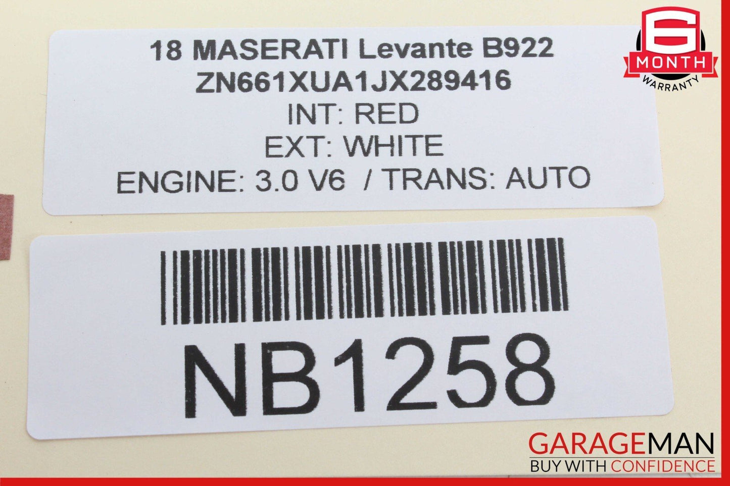 17-20 Maserati Levante Front or Rear Right Door Window Regulator Motor Unit OEM