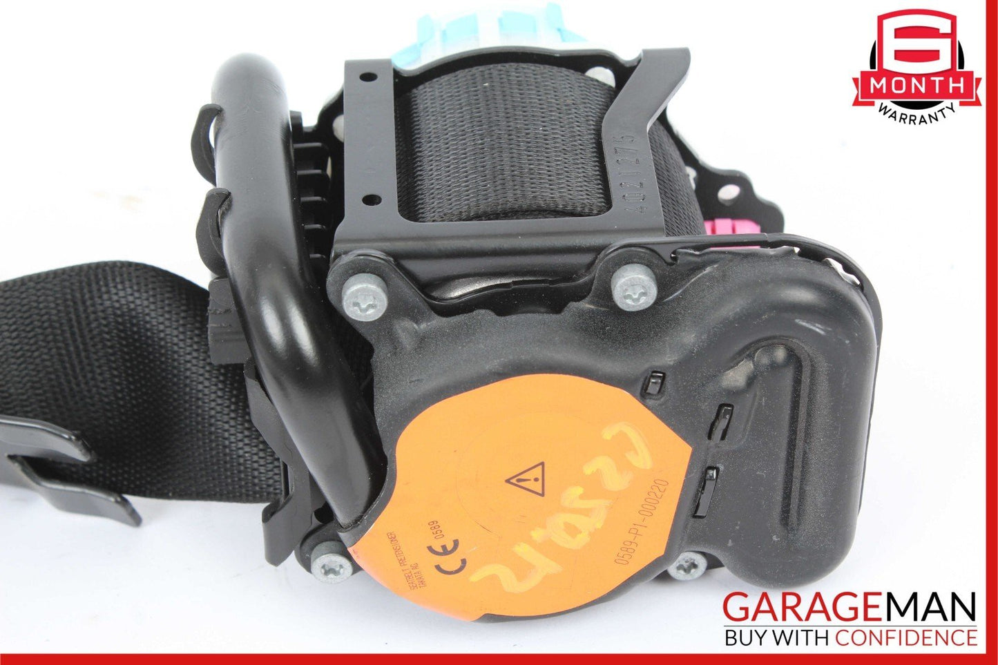 12-14 Mercedes W204 C250 C63 AMG Coupe Front Right Seat Belt Retractor Black