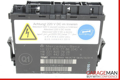 07-09 Mercedes W221 S550 Front Right or Left Side Seat Computer Control Module