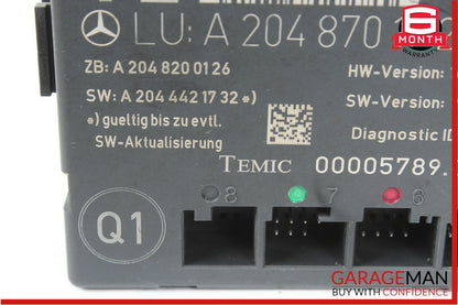 08-14 Mercedes W204 C300 C350 Front Left Side Door Control Module Unit OEM