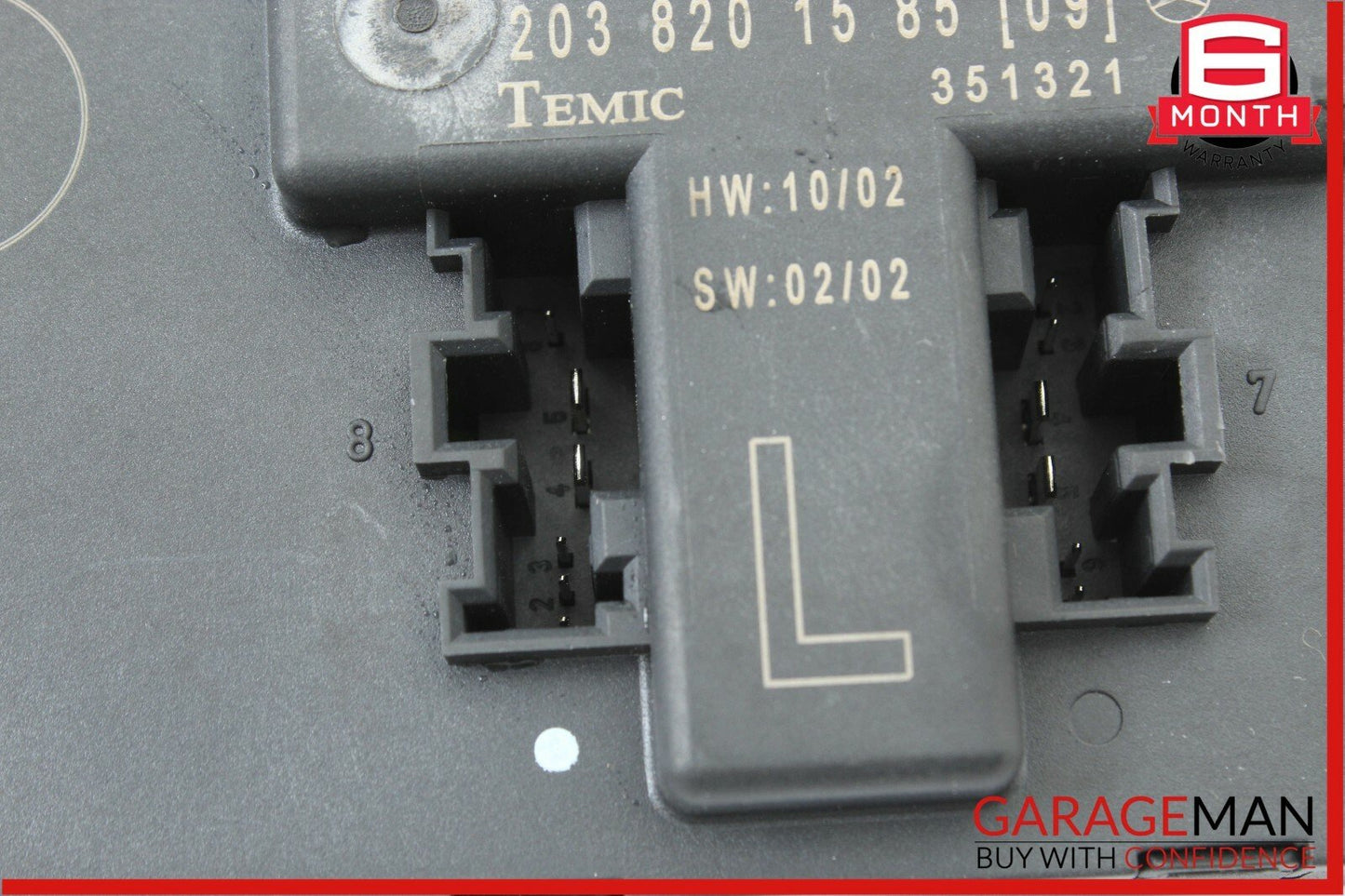 01-07 Mercedes W203 C230 C280 C320 Front Left Side Door Control Module OEM