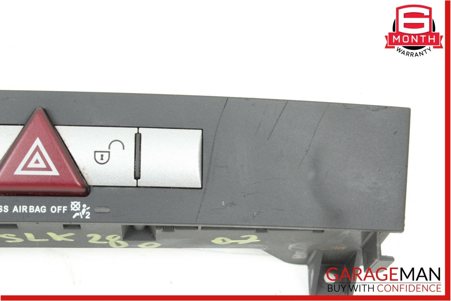 05-08 Mercedes SLK280 SLK350 Dashboard Dash Hazard Light Lock Switch Control OEM