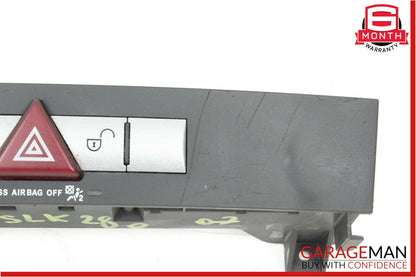 05-08 Mercedes SLK280 SLK350 Dashboard Dash Hazard Light Lock Switch Control OEM