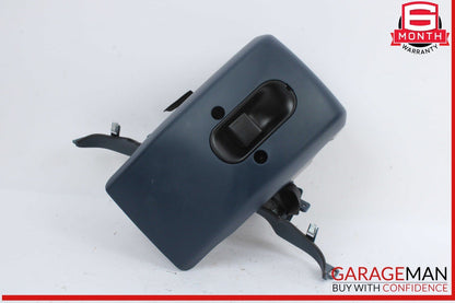 10-16 Porsche Panamera S 970 Steering Column Cover Blue w/ Tilt Adjust Switch