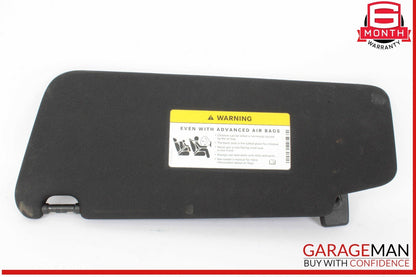 08-14 Mercedes W204 C250 C300 C350 Front Right Side Sunvisor Sun Visor Black OEM