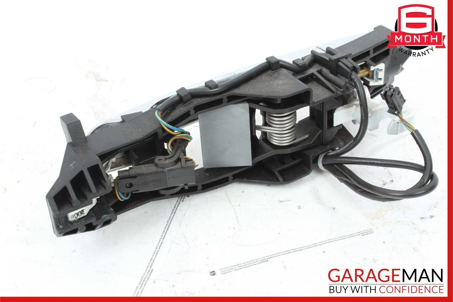 06-11 Mercedes W219 CLS550 Rear Right Side Keyless Go Exterior Door Handle White