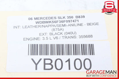 Mercedes R171 SLK350 CLK350 E320 C230 Anti Theft Alarm Module 2118209126 OEM