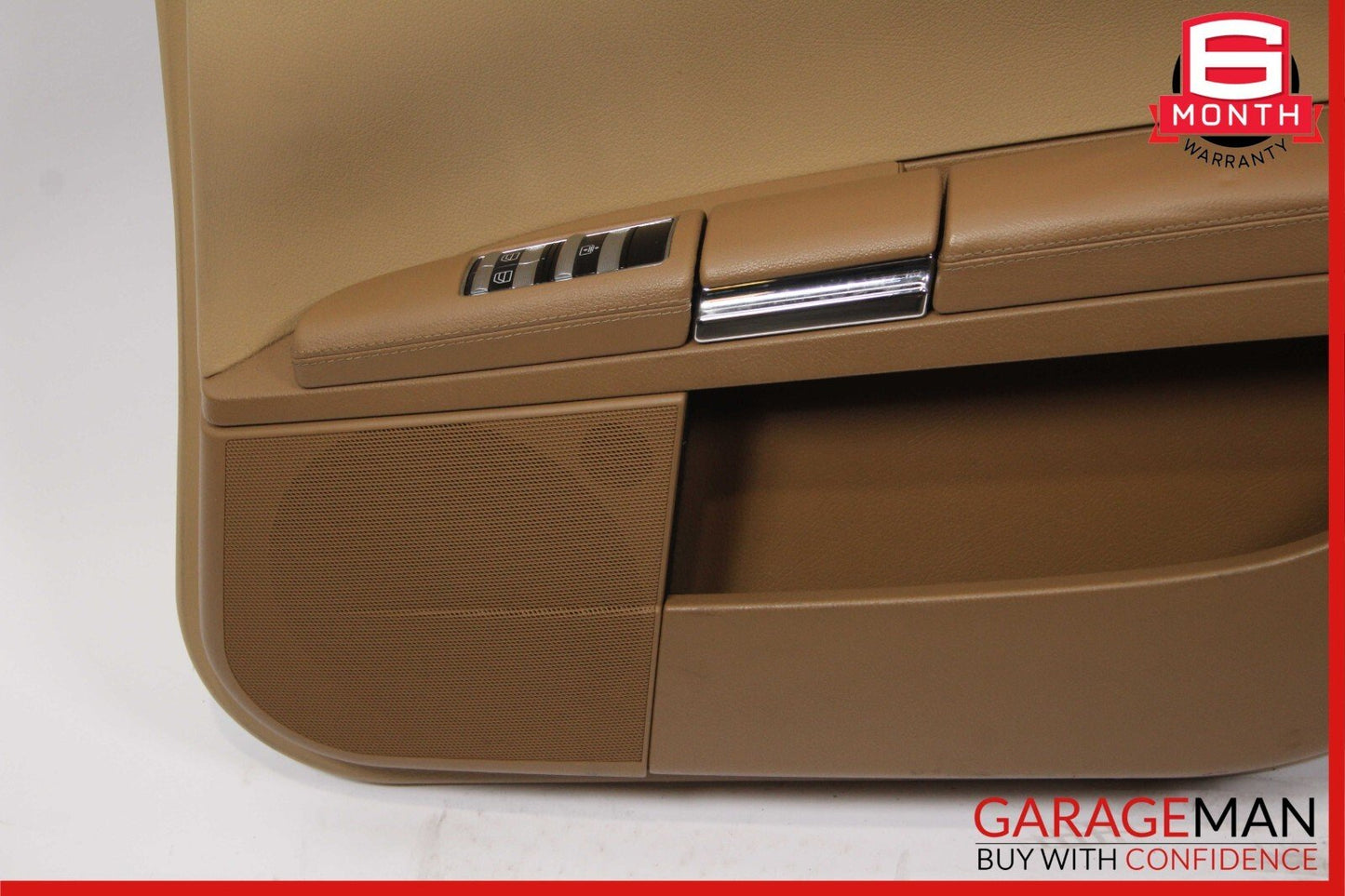 07-09 Mercedes W221 S550 Rear Right Interior Door Panel Trim Cover Assy Brown