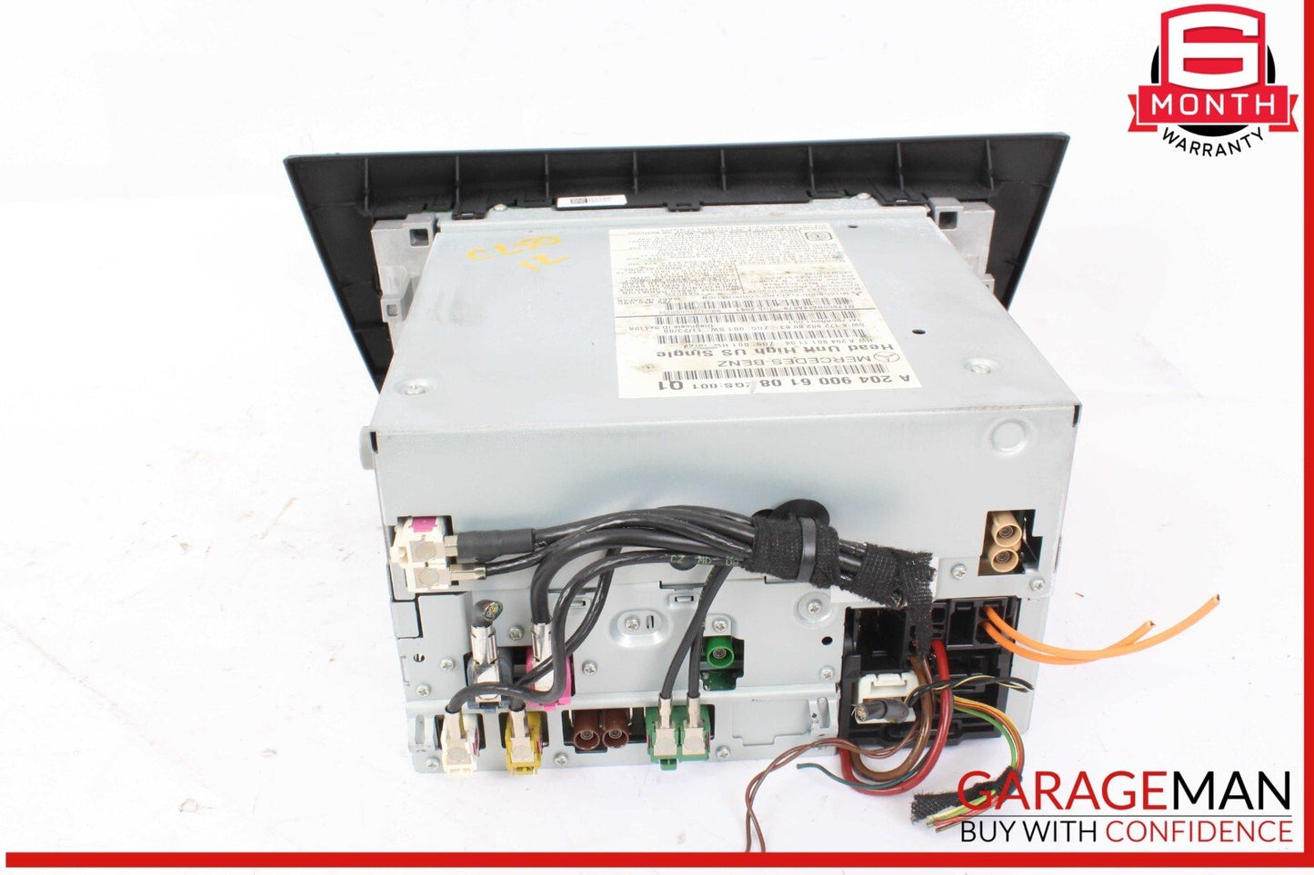 12-14 Mercedes W204 C250 C350 Navigation Command Head Unit DVD CD Audio OEM