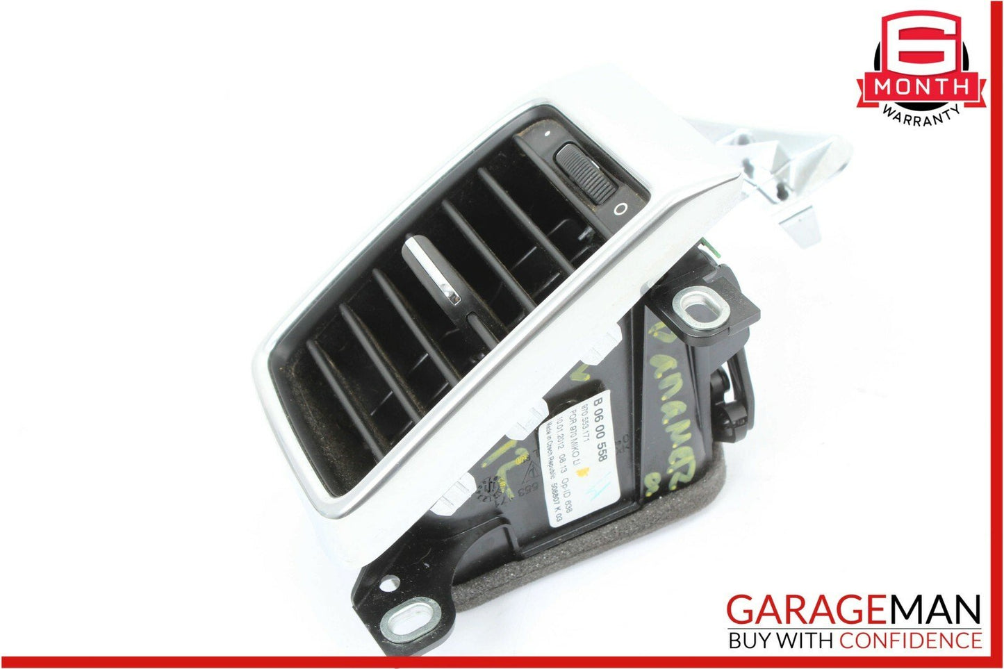 10-15 Porsche Panamera 970 Center Console Rear Left A/C AC Air Vent Trim OEM