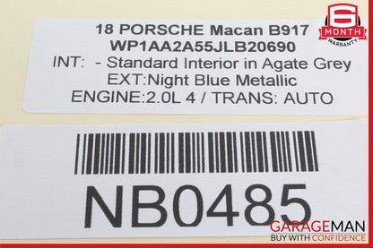 15-24 PORSCHE MACAN REAR LEFT SIDE DOOR CONTROL MODULE OEM 4H0959795P