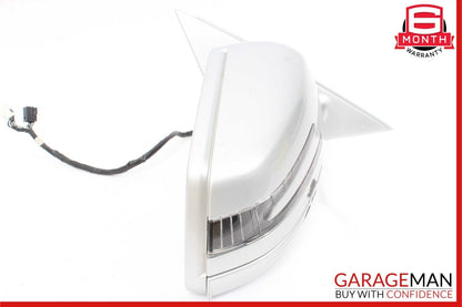 10-13 Mercedes W221 S500 S63 AMG Front Right Side Rear View Door Mirror Silver