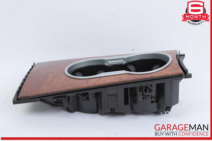 06-12 Mercedes W164 ML350 GL450 Center Console Cup Holder Compartment Wood OEM