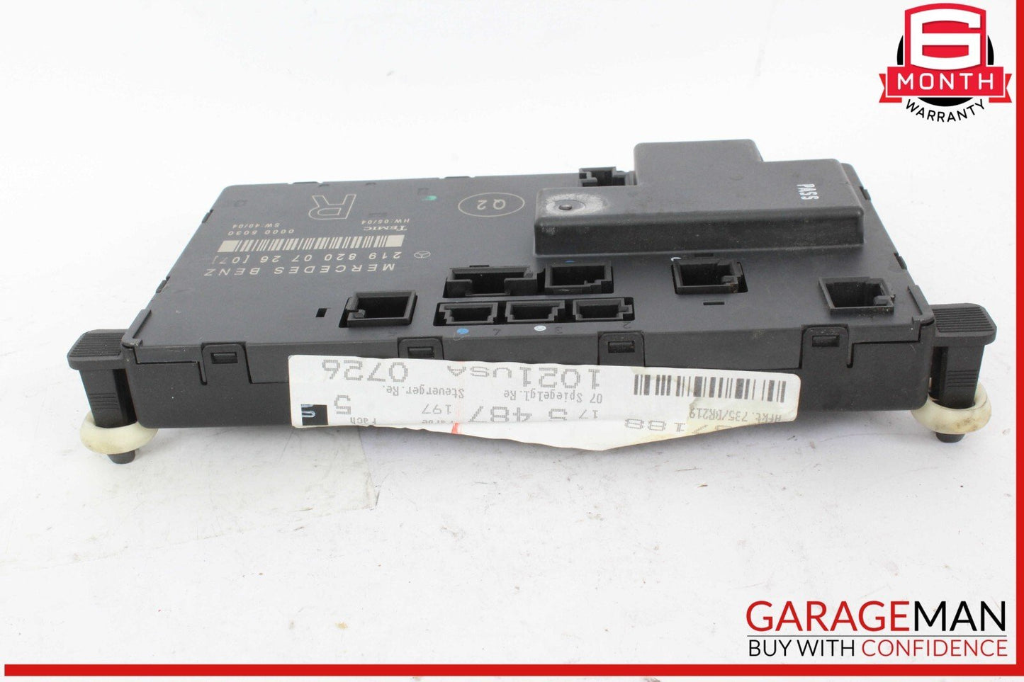 06-11 Mercedes W219 CLS63 AMG CLS500 Front Right Door Control Module 2198200726