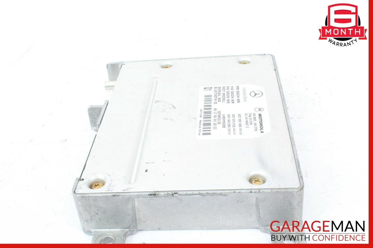 07-13 Mercedes W221 S550 S600 S63 AMG Bluetooth Control Module 2218207485 OEM