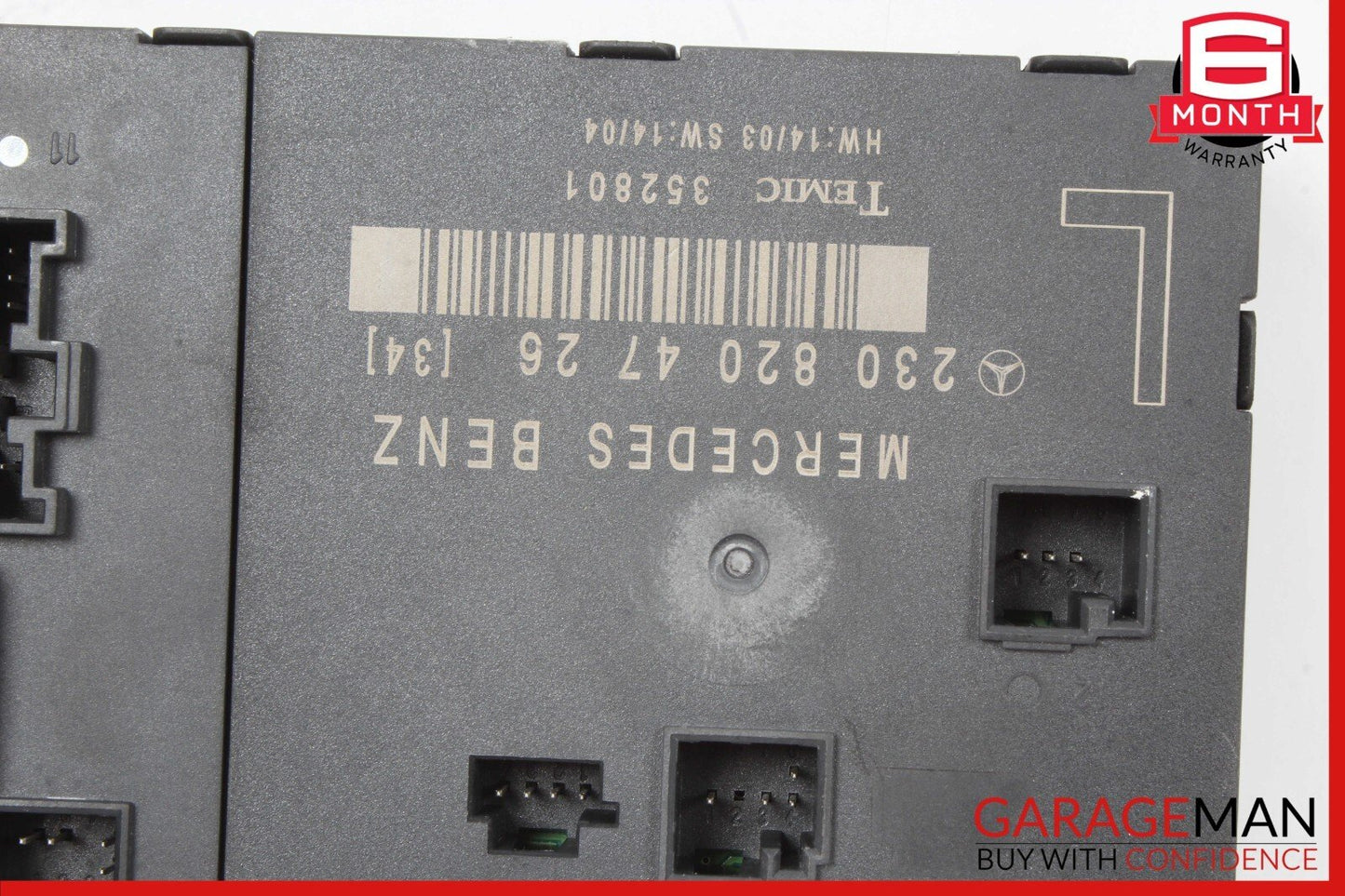03-12 Mercedes R230 SL500 SL55 AMG SL550 Door Control Module Left Side OEM