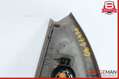 06-12 Mercedes X164 GL450 4MATIC Speaker Door Mirror Cover Right Side Brown OEM